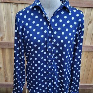 ANN TAYLOR Women's button front blouse SMALL